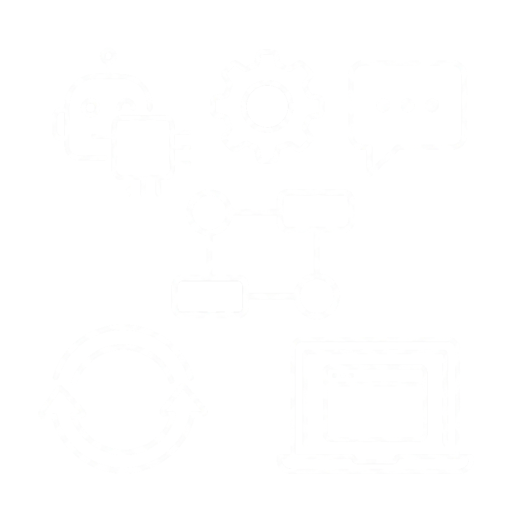 AI integration and automation illustration