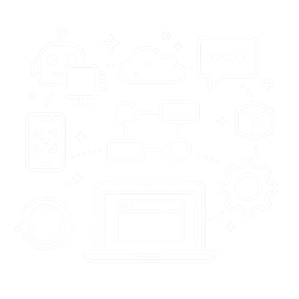 AI integration and automation illustration